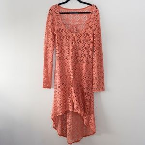 Free People Beach Crochet Cover-Up